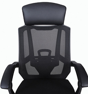 Кресло офисное BRABIX "Nexus ER-401", с подголовником, черное, 531835