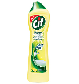 Средство чистящее Cif "Active lemon", крем с микрокристаллами, 500мл