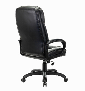 Кресло офисное BRABIX PREMIUM "Nord EX-590", черный пластик, экокожа, черное, 532097