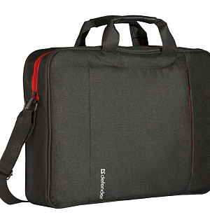 Сумка для ноутбука 15"-16" Defender Geek, нейлон, черный, 430*350*110мм