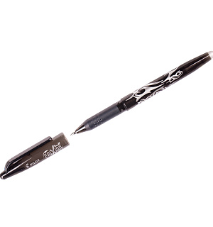 Ручка гелевая стираемая Pilot "Frixion" черная, 0,7мм