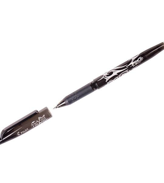 Ручка гелевая стираемая Pilot "Frixion" черная, 0,7мм