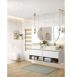 Зеркало Cersanit LED 090 design 100x60 см, с подсветкой, с антизапотеванием, овальное