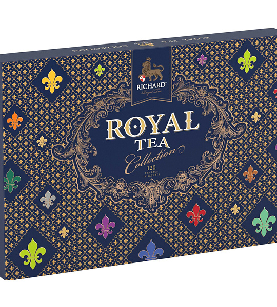 Подарочный набор чая Richard "Royal Tea Collection", 15 вкусов, 120 пакетиков, 230,4г