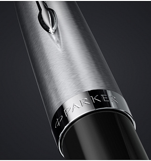 Ручка перьевая Parker "51 Black CT" черная, 0,8мм, подарочная упаковка