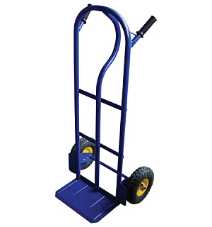 Тележка грузовая двухколесная, до 250 кг, пневмоколёса D=250 мм, КГ 250