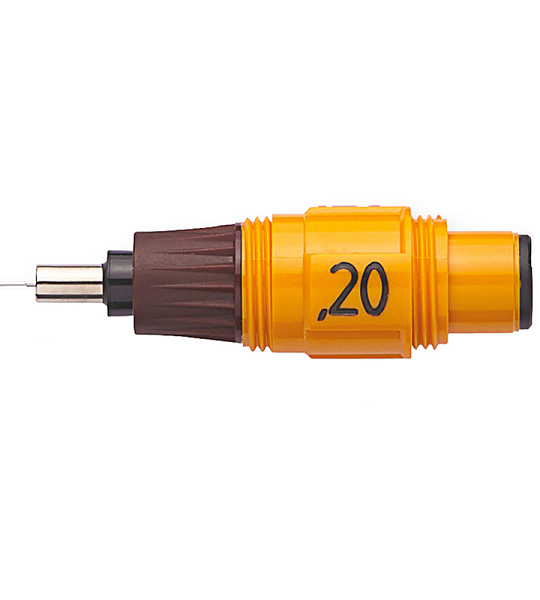 Пишущий элемент для изографа Rotring 0,2мм, картон. упаковка