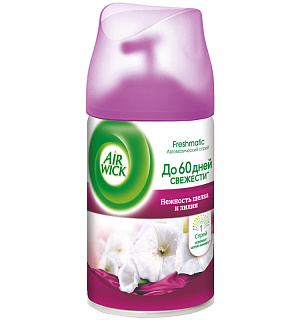 Сменный баллон для освежителя воздуха Airwick Freshmatic "Нежность шелка и лилии", 250мл