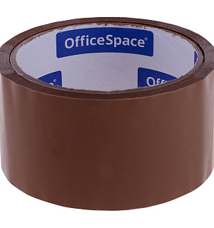 Клейкая лента упаковочная OfficeSpace, 48мм*40м, 38мкм, темная, ШК