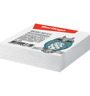 Блок для записи декоративный на склейке Berlingo 8,5*8,5см, 200л.