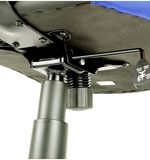 Кресло игровое Helmi HL-S07 "Boost", экокожа/ткань черная/синяя