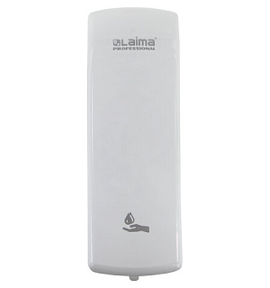 Дозатор для жидкого мыла LAIMA PROFESSIONAL ORIGINAL, НАЛИВНОЙ, 0,8 л, белый, ABS-пластик, 605774
