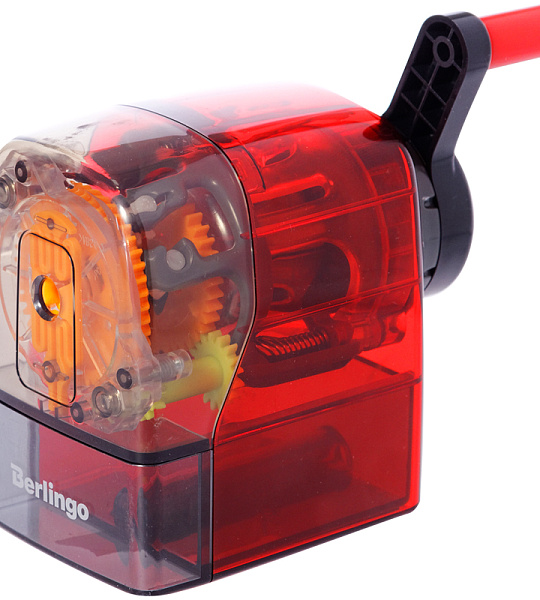 Точилка механическая Berlingo "Megatop", пласт. корпус, инд. упаковка