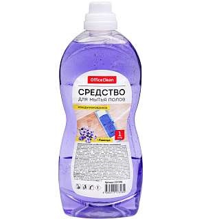 Средство для мытья полов OfficeClean "Лаванда", концентрат, 1л