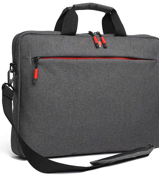 Сумка для ноутбука 15,6" Sumdex PON-201GY полиэстер, нейлон, серый, 410*310*70мм