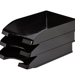 Лоток для бумаг Attache Line черный 340х255х63мм