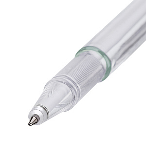 Ручка шариковая настольная OfficeSpace "Reception" синяя, 0,7мм, зеленый корпус