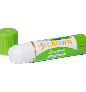 Клей-карандаш Crown "Expert", 35г, ПВП