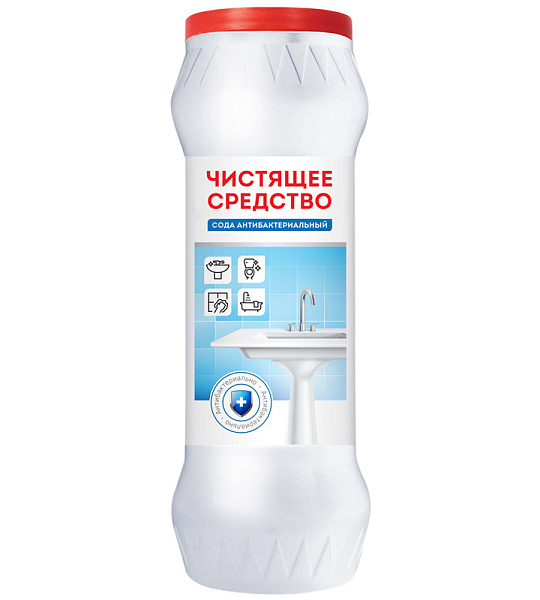 Средство чистящее OfficeClean "Сода Антибактериальный", порошок, 400г