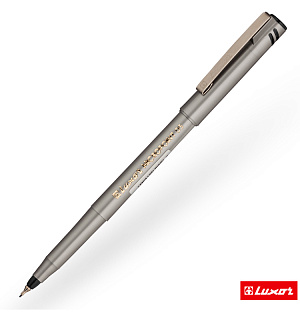 Ручка капиллярная Luxor "Micropoint" черная, 0,5мм, одноразовая