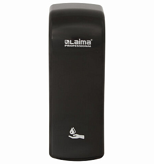Дозатор для жидкого мыла LAIMA PROFESSIONAL ORIGINAL, НАЛИВНОЙ, 0,8 л, черный, ABS-пластик, 605775