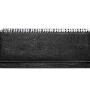 Планинг недатированный, 330*130мм, 56л., кожзам, OfficeSpace "Nebraska", черный