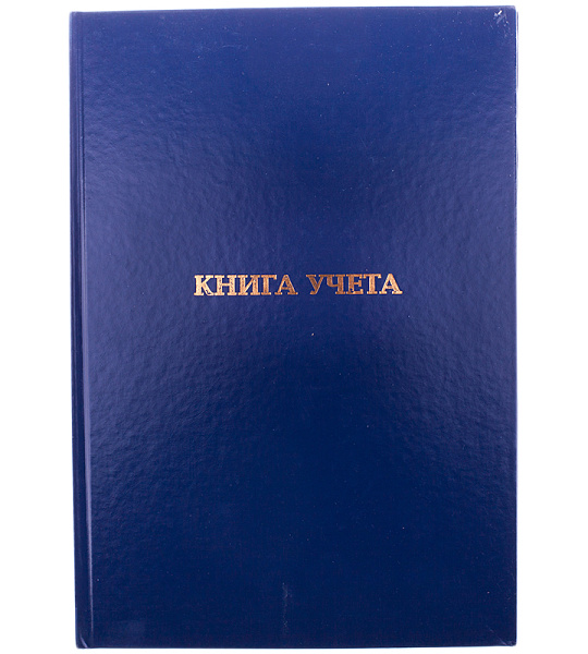 Книга учета OfficeSpace, А4, 144л., пустографка, 200*290мм, бумвинил, блок офсетный