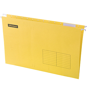 Подвесная папка OfficeSpace Foolscap (365*240мм), желтая