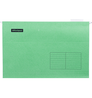 Подвесная папка OfficeSpace Foolscap (365*240мм), зеленая