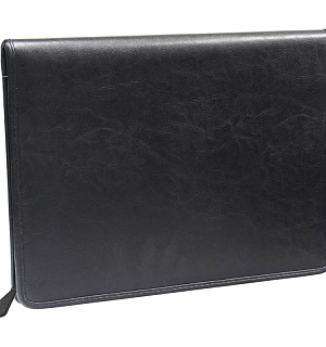 Папка деловая OfficeSpace "Jemini" имп. кожзам, на молнии