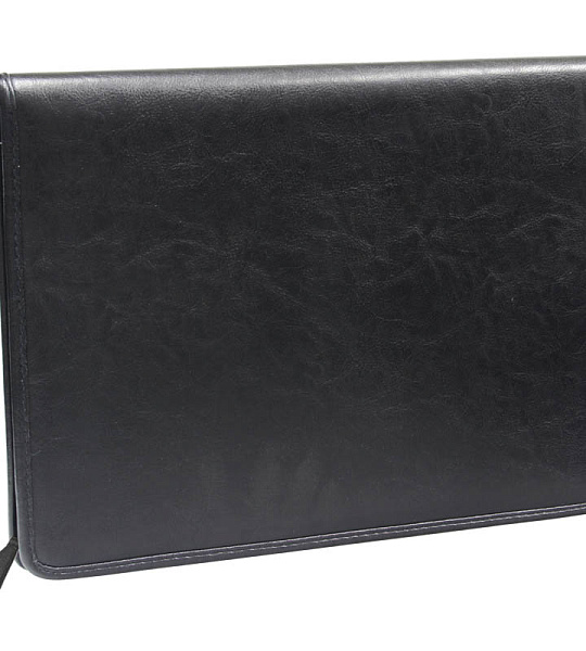 Папка деловая OfficeSpace "Jemini" имп. кожзам, на молнии