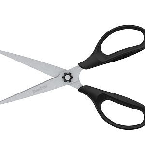 Ножницы Berlingo "Easycut 100" 20см, европодвес