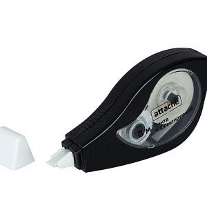 Корректирующая лента 5ммx8м Attache Black & White черный корпусбелый колп