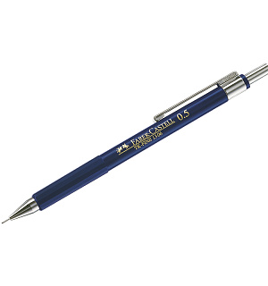 Карандаш механический Faber-Castell "TK-Fine 1306" 0,7мм, HB, синий корпус