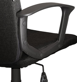 Кресло офисное BRABIX "Focus EX-518", ткань, черное, 531575