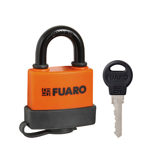 Замок навесной Fuaro PL-3650, 50 мм, 3 английских ключа
