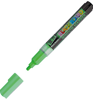 Маркер меловой MunHwa "Black Board Marker" зеленый, 3мм, водная основа
