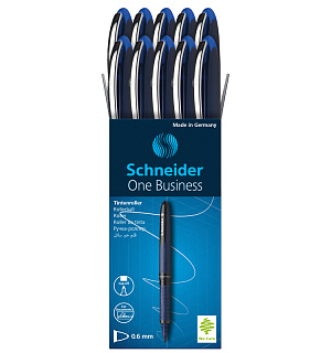 Ручка-роллер Schneider "One Business" синяя, 0,8мм, одноразовая