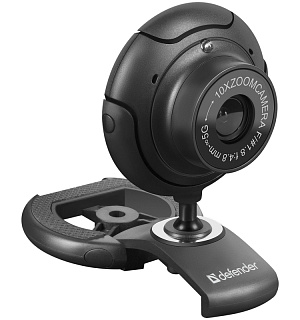 Веб-камера Defender C-2525HD, 2МП, 1600*1200, микрофон, кнопка фото, USB 2.0