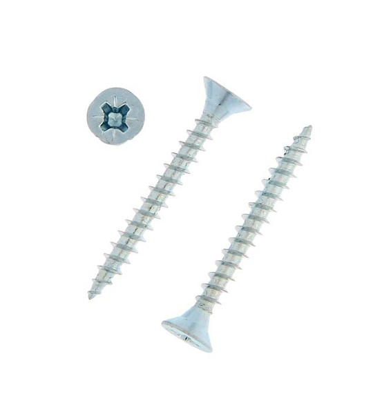 Саморезы универсальные ТУНДРА krep 4.0x35 мм, цинк, 200 шт.