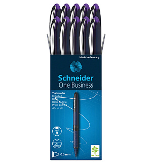 Ручка-роллер Schneider "One Business" фиолетовая, 0,8мм, одноразовая