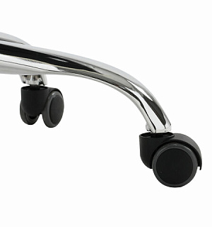 Кресло офисное BRABIX "Fit EX-514", с подголовником, хром, черное, 531949
