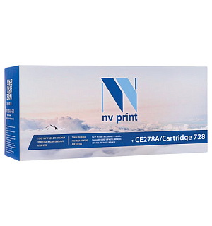 Картридж лазерный NV PRINT (NV-CE278A/728) для HP/CANON LJ P1566/P1606/ MF4410/4430, ресурс 2100 стр., NV-CE278A/Canon