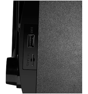 Колонки Defender G11, 2*3W+Subwoofer 5W, Bluetooth 5.0, FM, MP3, USB, SD, подсветка, черный