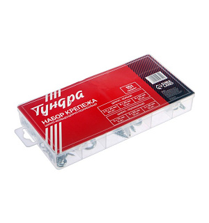Набор шурупов с кольцом и полукольцом ТУНДРА krep, 151 предмет