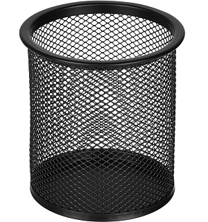 Подставка Attache для письм. прин. цилиндр., d89х100мм, металл.сетка чёрная