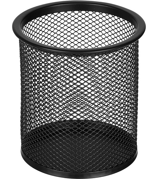 Подставка Attache для письм. прин. цилиндр., d89х100мм, металл.сетка чёрная