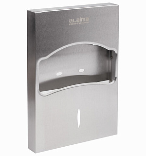 Диспенсер для покрытий на унитаз LAIMA PROFESSIONAL INOX, 1/4 сложения, нержавеющая сталь, матовый, 605704