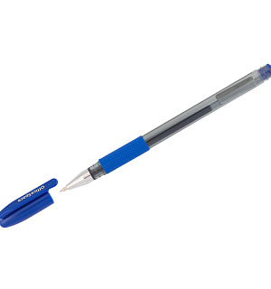 Ручка гелевая OfficeSpace "TC-Grip" синяя, 0,5мм, грип