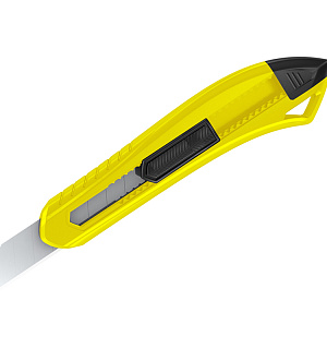 Нож канцелярский 18мм Berlingo "Razzor 100", push-lock, ассорти, европодвес